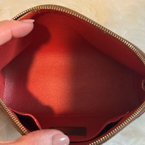 LOUIS VUITTON Damier Ebene Toiletry Cosmetic Pouch, Pochette Cosmetique - Picture 14 of 16